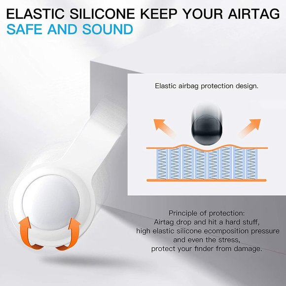 NEW AirTag Silicone case for Apple AirTag - Picture 10 of 12